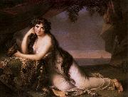 elisabeth vigee-lebrun Lady Hamilton as Ariadne oil painting artist